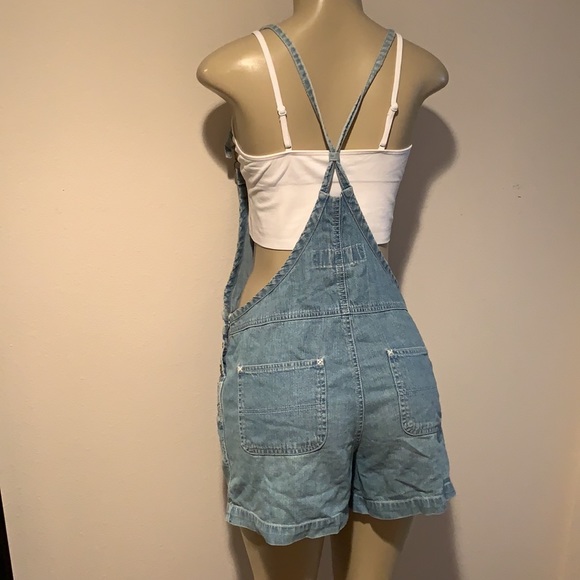 ❌SOLD❌VINTAGE💜Denim overalls - Picture 4 of 16